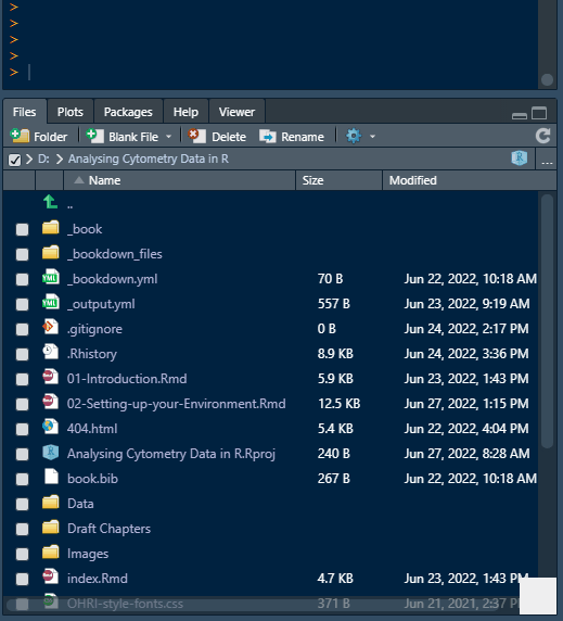 The Help tab shows package documentation and vignettes