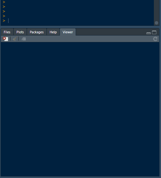 The Viewer tab displays local web-compatible output like interactive tables