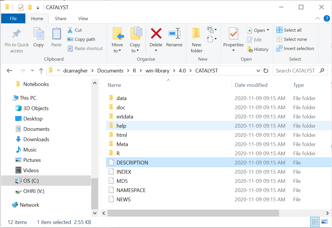 On your computer, a package is just an organised set of files and folders